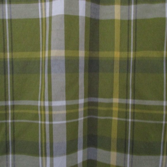 G.H. Bass & Co. Mens S/S Lime Green Cotton Poly Button Down Active Shirt - Large - Picture 2 of 3